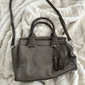 Michael Kors Geneva Cinder Leather LG Satchel Shoulder Bag